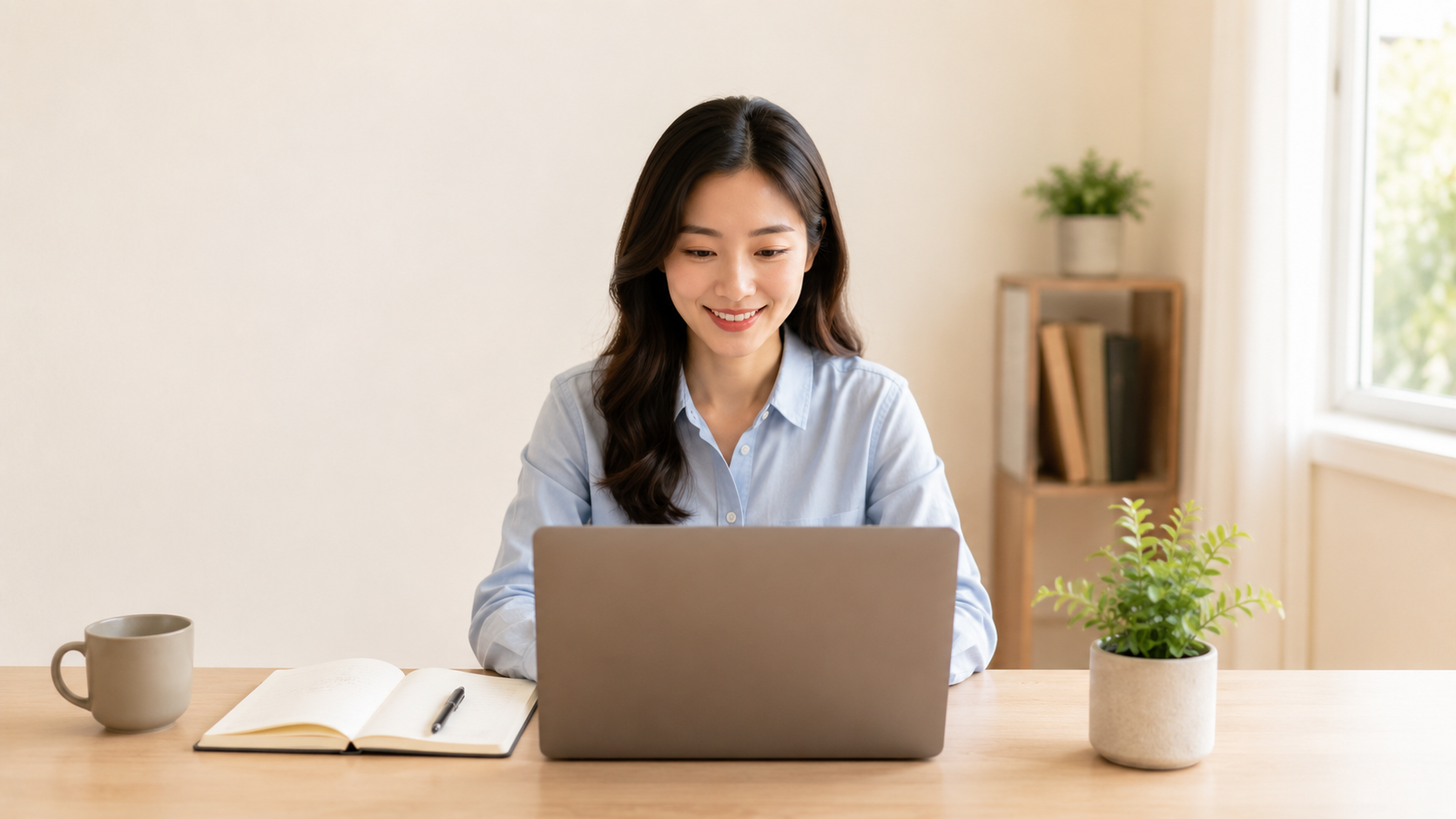 入社後に職場で日本語を使って行動する外国人社員